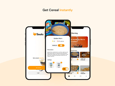 Cereal order app design