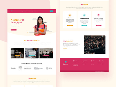 School ui branding design picture