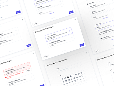 Modal Design ~ Create A New Workspace ~ UI/UX ~ 🖥 by Miriam Isaac on ...