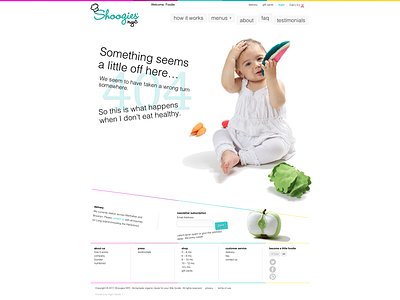 Shoogies NYC - 404 404 baby food design front end ux
