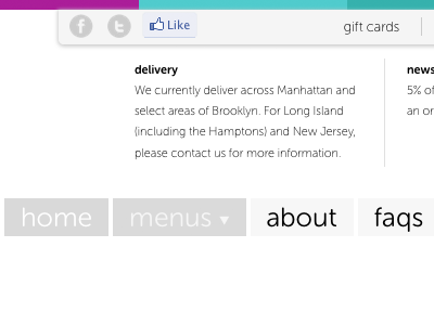 Shoogies NYC Global Navigation museo sans rounded typography web fonts