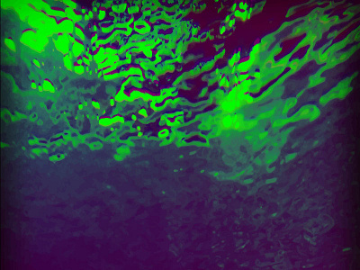 Psychedelic Sea blue green psychedelic purple sea water