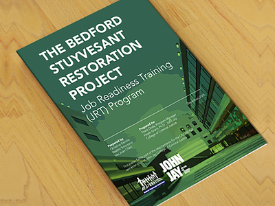 Cover - BedStuy Restoration Project - Evaluation brooklyn cover layout nyc print design
