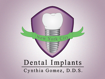 Dental Implants In The City Logo dentist logo nyc