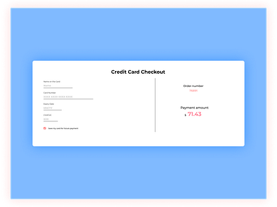 Credit-Card Checkout