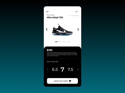 Nike App-Concept app dailyui design illustration logo typography ui ux vector