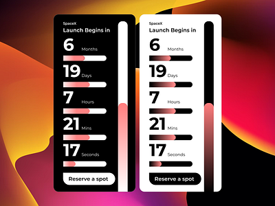 SpaceX - Countdown Timer app branding dailyui design logo typography ui ux vector