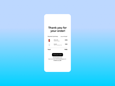 Email Receipt app branding dailyui design typography ui ux vector