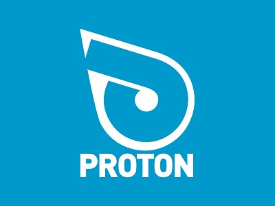 Proton Logo corp logo plant usa water