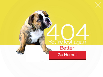 404 Dribbble 404 bulldog lost mango