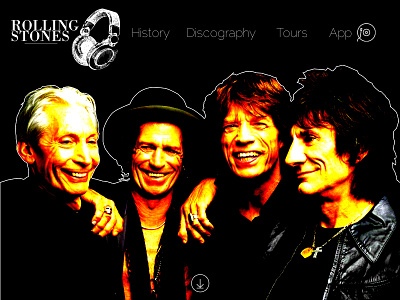 Stones Page Remake classic page rolling stones web