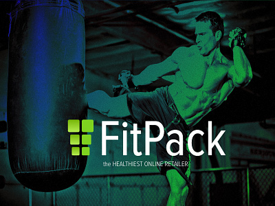 Fitpack Dribbble branding fitness green healthy logo