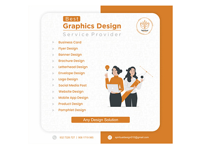Service Of Graphic Designer branding design dribbble graphic design illustration logo ui ux vector