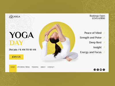 Yoga Day Web Banner