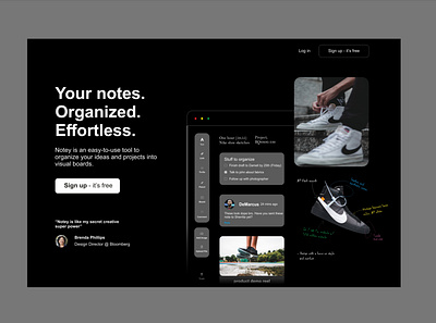 Notey Shoes UI Design branding design dribbble graphic design illustration logo ui ux vector
