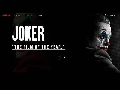 Joker Web Header banner branding design dribbble graphic design illustration joker logo ui ux vector web design web development