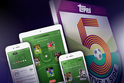 Topps App app ar design finger food studios mobile mobile ui
