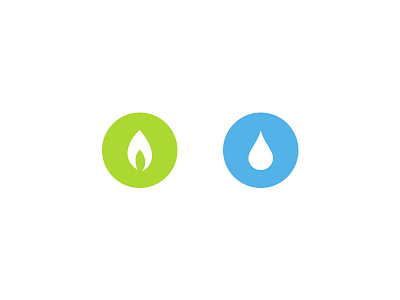 Fire & Water Icons