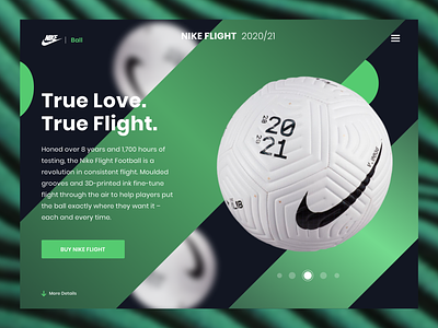 NIKE FLIGHT clean color design dribbble green soccer ui user experience user interface ux