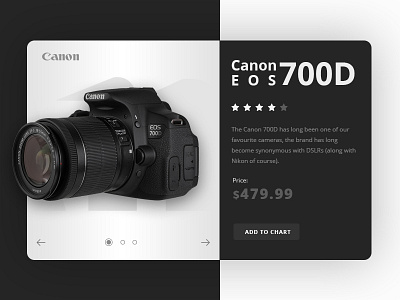 Canon EOS 700D camera canon clean ui user experience user interface ux