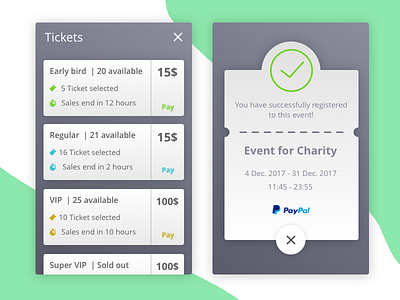 Buy Ticket UI buy clean color dibbble message sales shot ticket ui user experience user interface ux