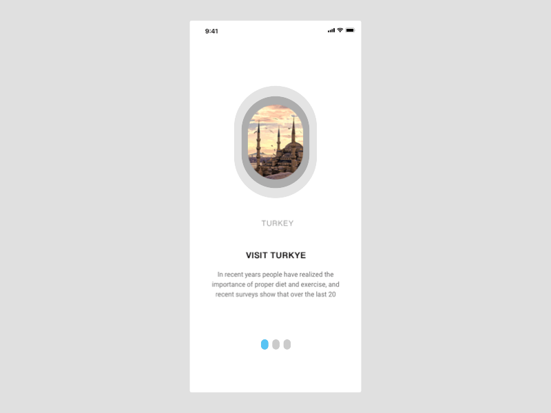 Visit State Onboarding app clean color design dribbble interaction ios mobile ui user experience user interface ux
