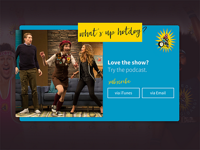 Daily UI #026 - Subscribe comedy bang bang daily ui subscribe ui user interface ux