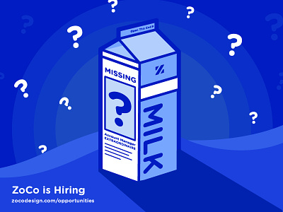 ZoCo is Hiring account manager help wanted hiring milk milk carton project manager studio