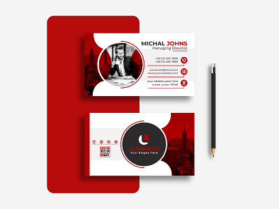 Modern Corporate business card design template