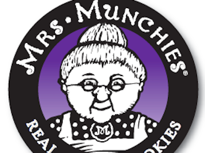 Mrs. Munchies bakery edibles logo munchies