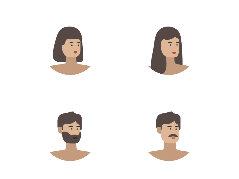 Humans Exploration avatar character human illustration man people woman