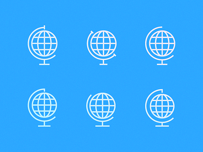 Globe Icons globe icon line world