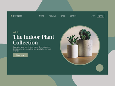 Plantspace - Landing Page Design