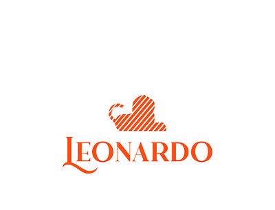 Fashion brand logo branding clothing design fashion brand icon illustrator leonardo lion logo logotipo mens menswear typography vector