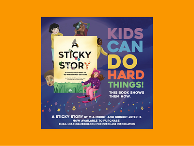 Kids Can Do Hard Things Facebook Ad advertisment design facebook ad graphic design illustration