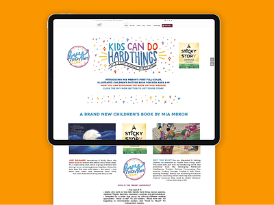 Kids Can Do Hard Things web design