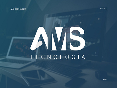 AMS TECNOLOGÍA - Branding branding design graphic design illustrator logo photoshop vector