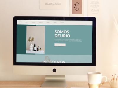 Delirio - Web Design design graphic design web design