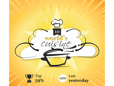 badge for cooking app achievement app badge cooking cuisine dish graphic design kitchen post reward social