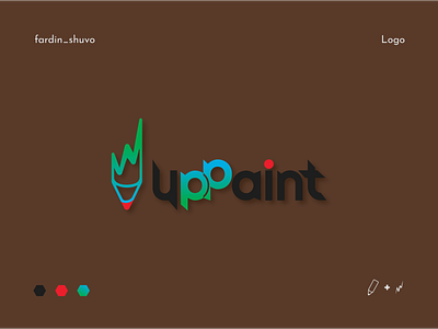 Uppaint Logo branding design graphic design icon illustration logo typography vector