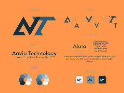 Aavia Technology ( Brand Identity ) app branding design graphic design illustration logo typography vector