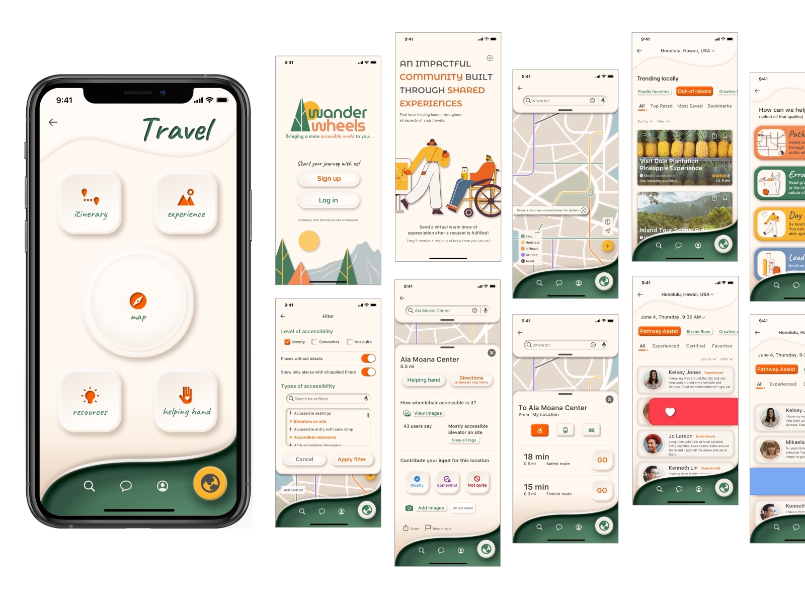 Neumorphism - Accessible Travel App Concept by May Lee on Dribbble