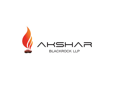 Askhar Blackrock LLP brand burning coal flame industry logo