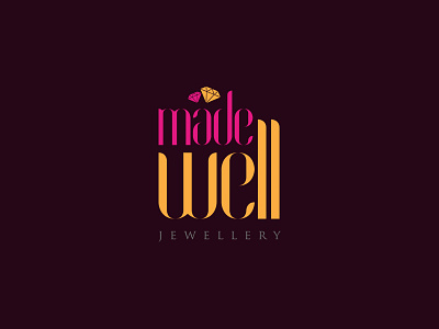Madewell Jewellery artworks brand bronze creative design diamond gold golden graphic identity illustration jewel logo logo design platinum silverback typography visual