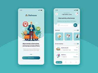 Delivery App - UI app appdesign best colores colors design diseño app diseño gráfico diseño movil diseño ui graphic design illustration inspiration lima movil design perú top ui uidesign web design