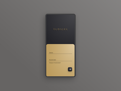 Sign In dark ui gradient login login page mobile design sign in ui