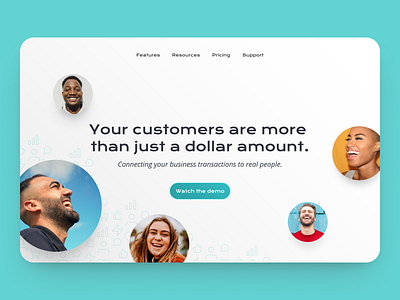 30 Day Challenge - Day 3 30 day challenge 30 days of design 30daychallenge 30daysofdesign faces finance finance app hero hero image hero section people portraits relationship ui ui design web design website website design