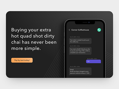 30 Day Challenge - Day 4 30 day challenge 30 days of design 30daychallenge 30daysofdesign hero hero image hero section messaging app mobile mobile app mobile design mobile ui payment payment app text ui ui design