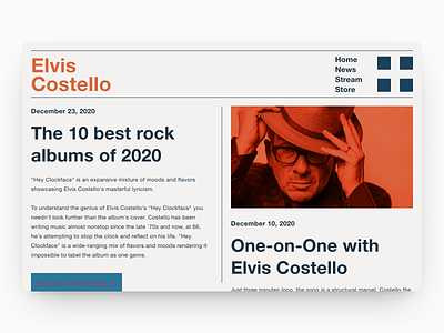 Elvis blog helvetica helvetica neue music musician swiss swiss design swiss style web web design website