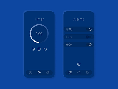 Alarm App design alarm app design graphic design ui